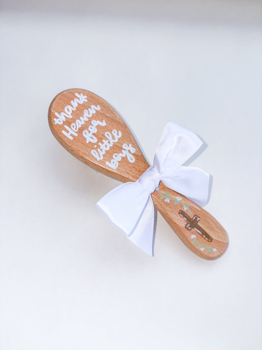 Custom Painted Heirloom Baby Brush